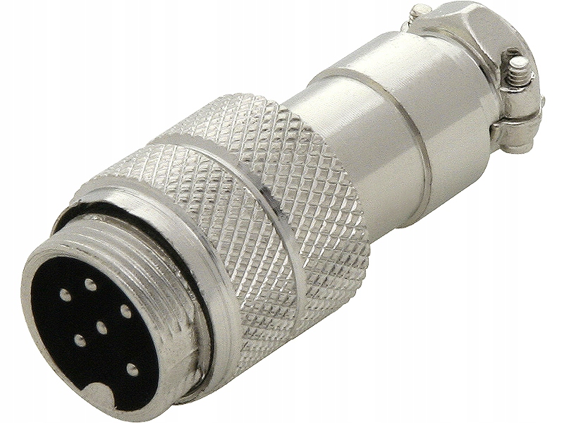 Gniazdo CB mikrofonowe 6PIN na kabel 1 sztuka