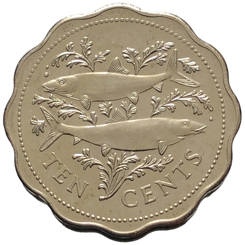 64770. Bahamy, 10 centów, 1998r.