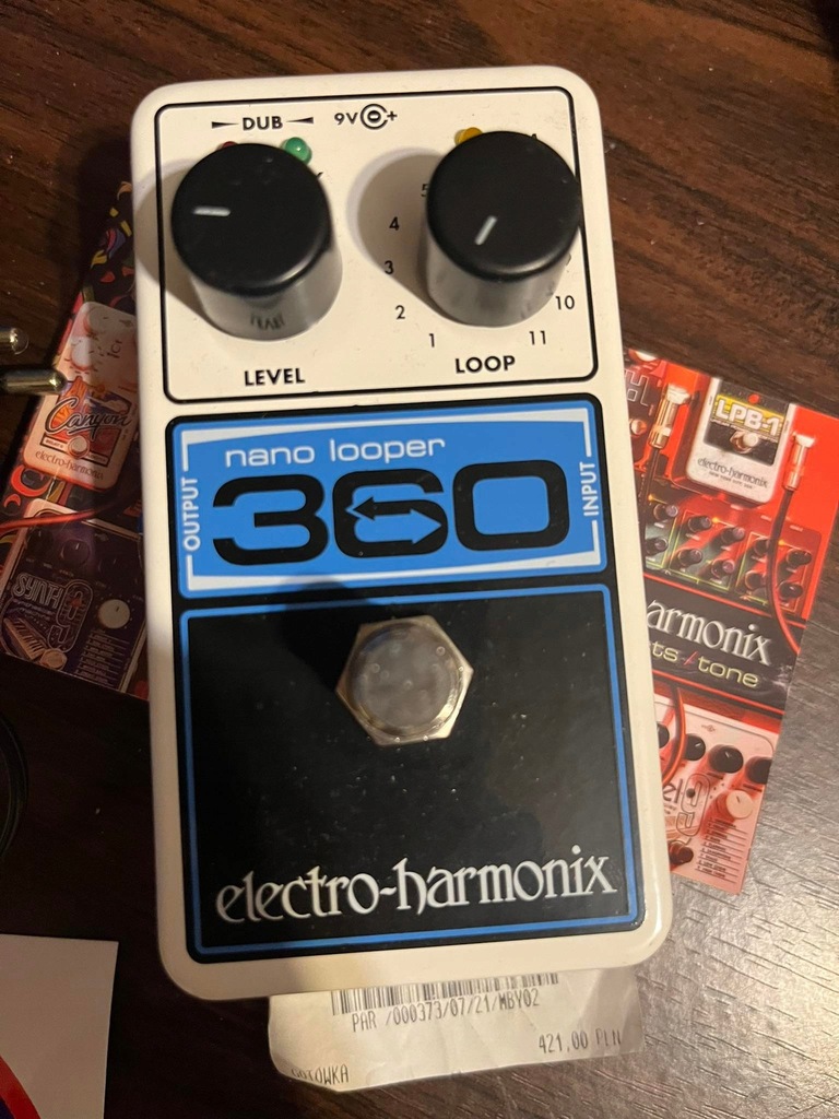 ELECTRO HARMONIX NANO LOOPER 360, efekt gitarowy