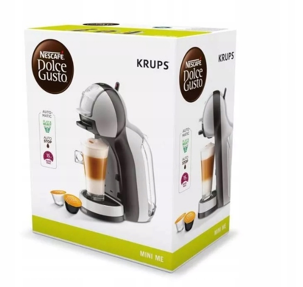 EKSPRES KAPSUŁKOWY DOLCE GUSTO KRUPS MINI ME SZARY