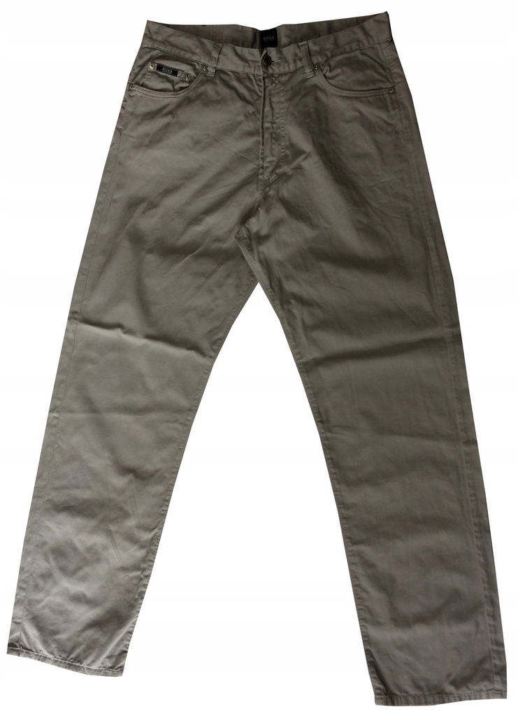 Spodnie chino jasne HUGO BOSS 36 34 pas 88 defekt