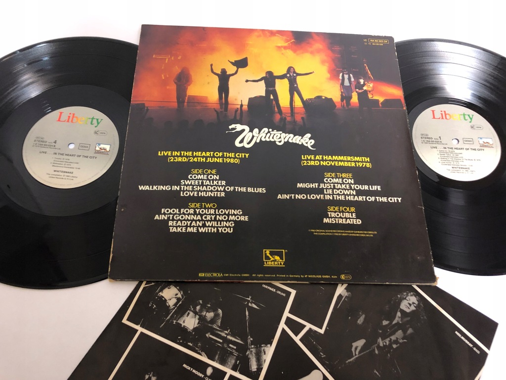 Купить Whitesnake Live In The Heart Of The City 2LP D1246: отзывы, фото, характеристики в интерне-магазине Aredi.ru
