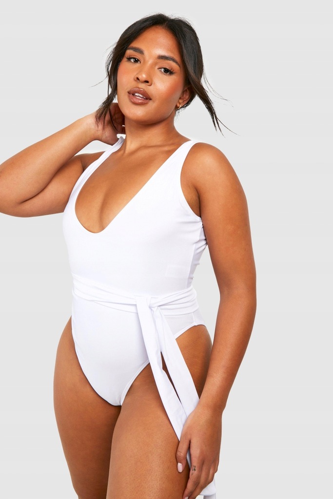 BOOHOO PLUS STRÓJ KĄPIELOWY JEDNOCZĘŚCIOWY 4XL