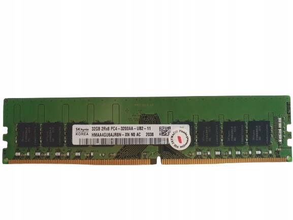 Pamięć RAM DDR4 32GB 2Rx8 PC4-3200AA-UB2-11 HMAA4GU6AJR8N-XN