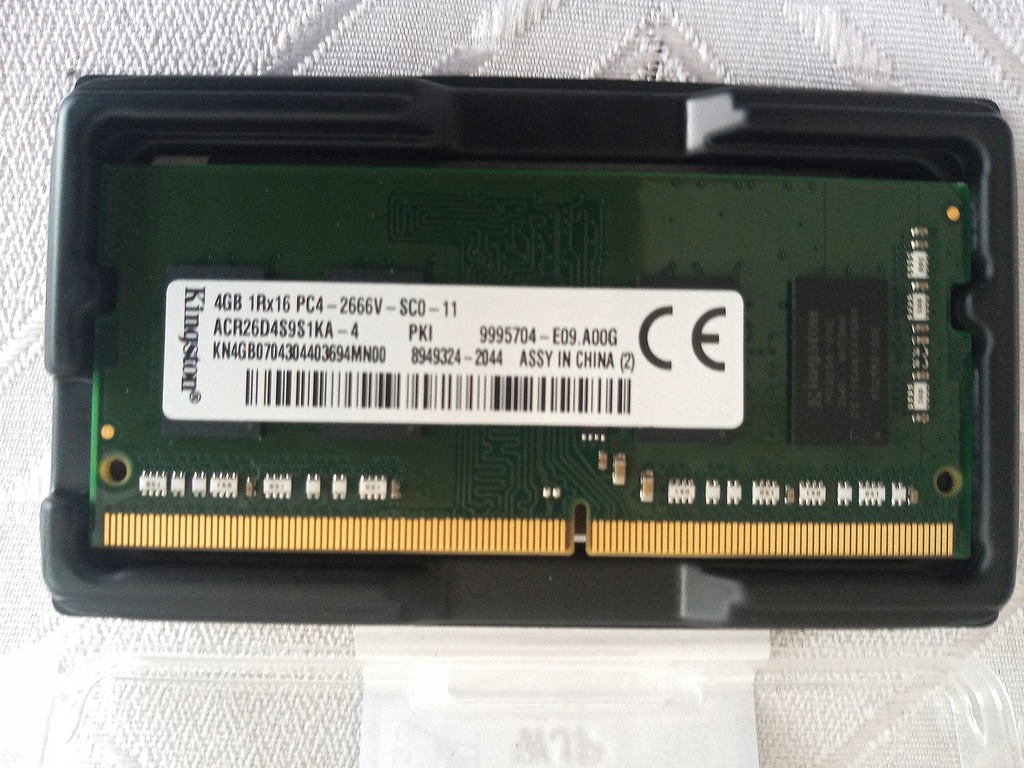 RAM Kingston 4GB DDR4 2666MHZ ACR26D4S9S1KA-4 - 12305069965 - oficjalne ...