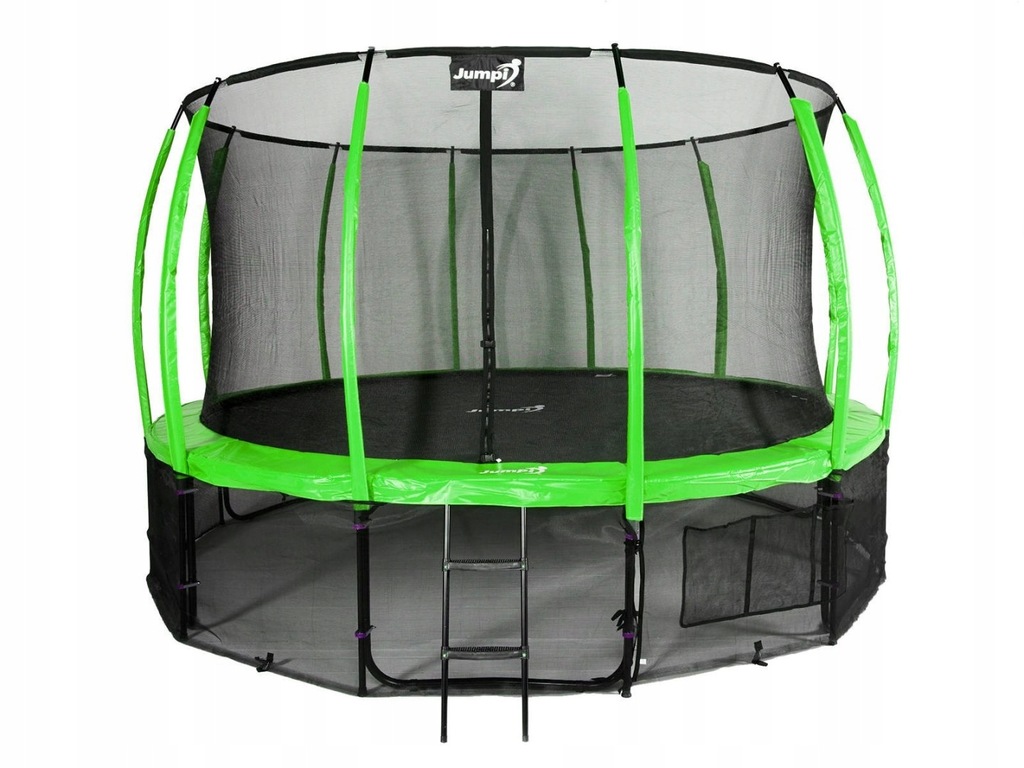 Trampolina Ogrodowa Jumpi 435cm/14FT Maxy Comfort Plus Jasno Zielona Z Wewn