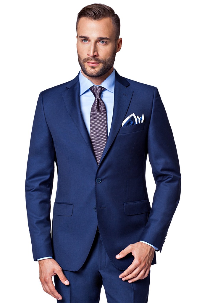 Marynarka Lancerto Business Mix Navy 170/100 Slim