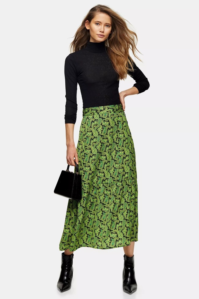 Topshop SPÓDNICA nowa MAXI tall r.38 (T-010)