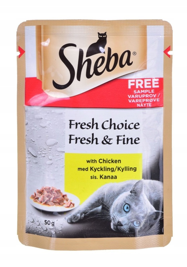 Sheba Mokra karma dla kota Sheba kurczak