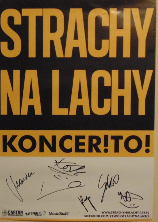 Strachy na Lachy - plakat z autografami