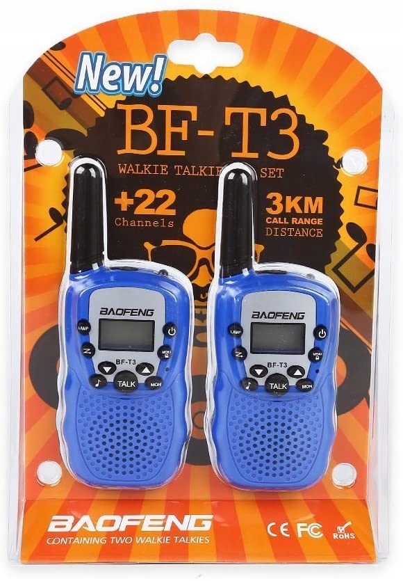 Купить BAOFENG 2 рации BF-T3 PMR: отзывы, фото, характеристики в интерне-магазине Aredi.ru