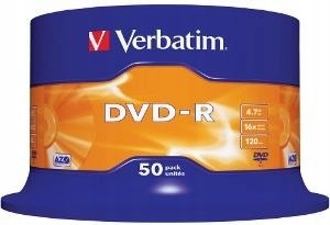 Verbatim DVD-R [ cake box 50 | 4.7GB | 16x | matte