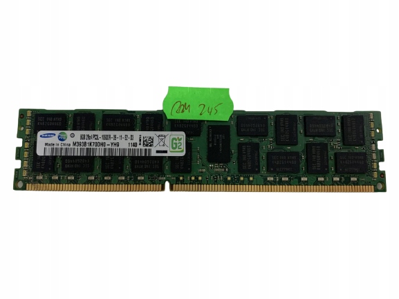 SAMSUNG 8GB 2RX4 PC3L-10600R-09-11-E2-D3 RAM245