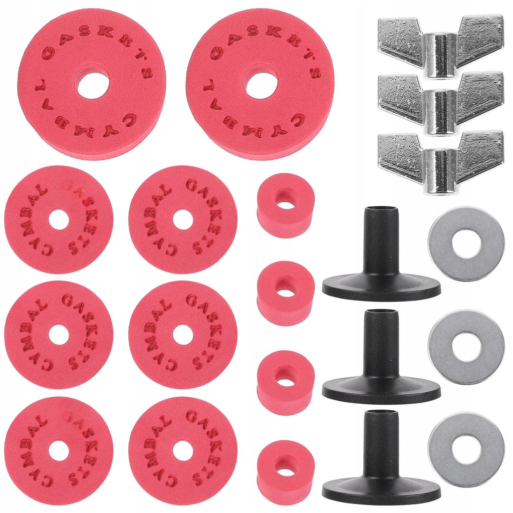 1 SET OF DRUM CLUTCH PART DRUM SET CYMBAL EVA PAD SET ANTI-SKID DRUM GASKET