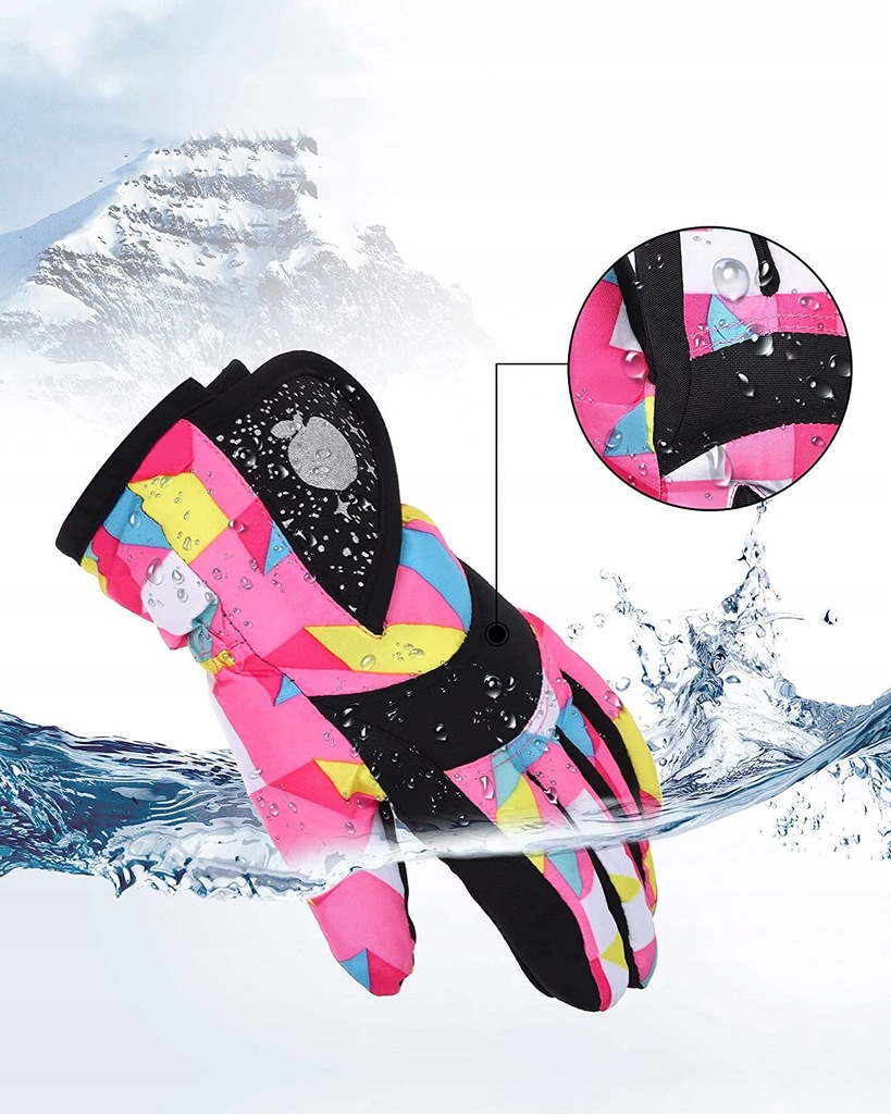 Купить Детские зимние лыжные перчатки, утепленные M: отзывы, фото, характеристики в интерне-магазине Aredi.ru