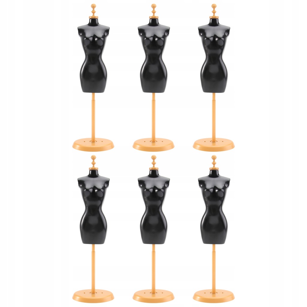 Mini Mannequin Doll Dress Form Stand Body Gown Di