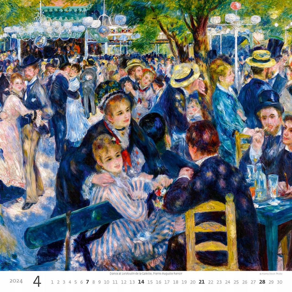 Kalendarz IMPRESSIONISM 2024 OBRAZY REPRODUKCJE