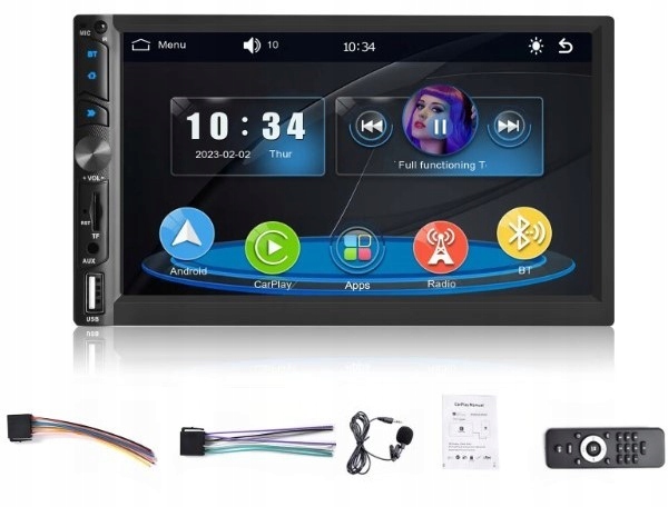 Radio Samochodowe BLUETOOTH 2DIN 7cali USB SD AUX Android Auto