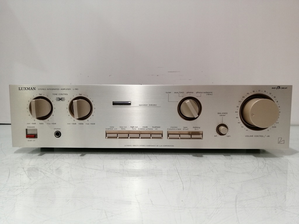 WZMACNIACZ LUXMAN L-190