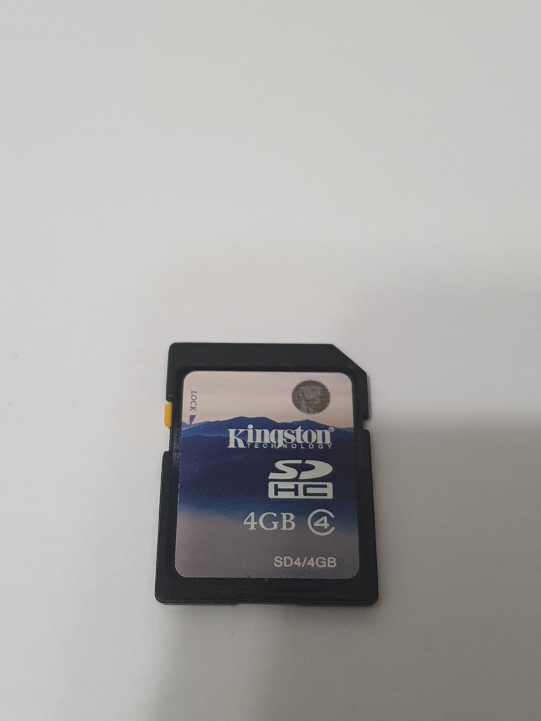 KARTA PAMIĘCI KINGSTON 4GB SDHC C4