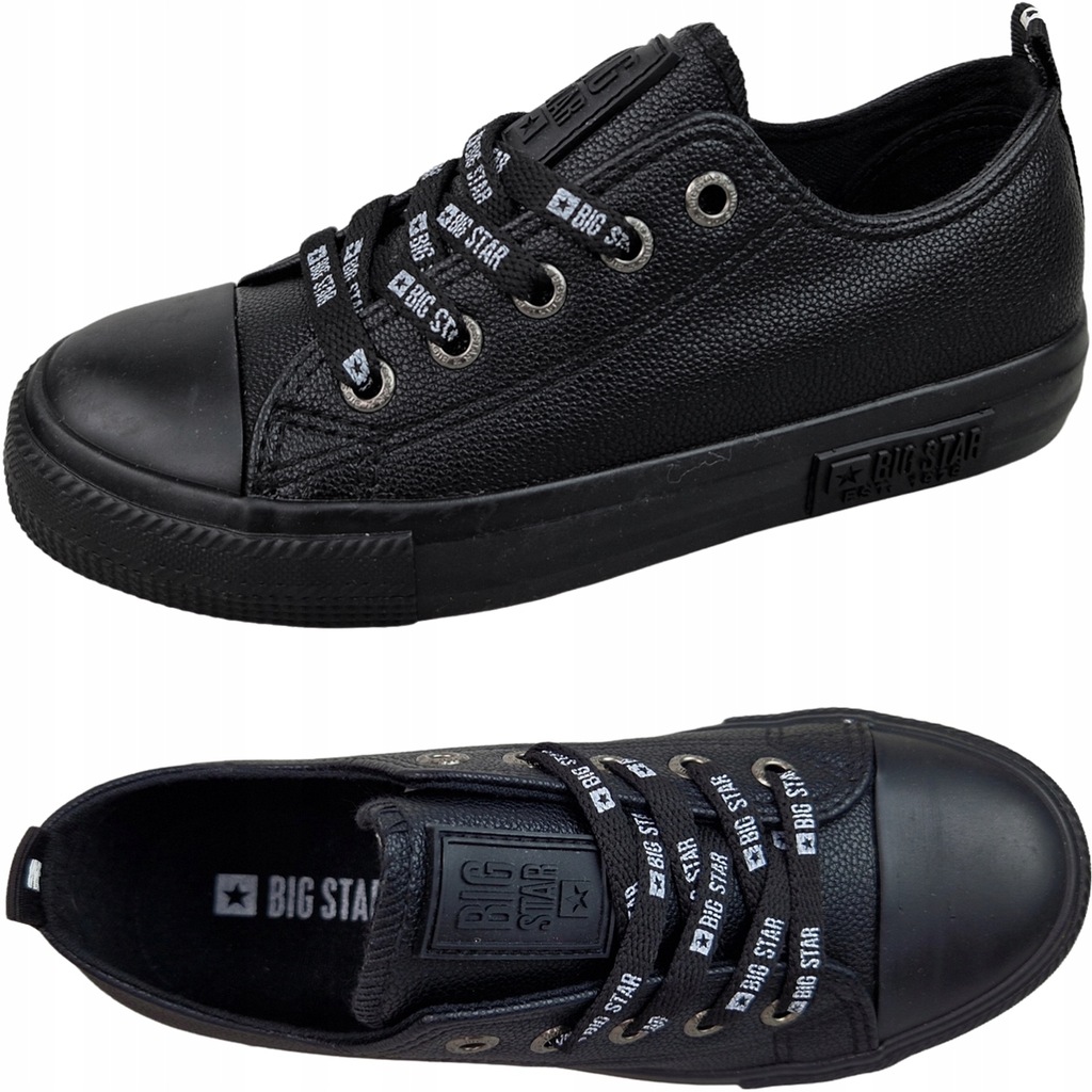 trampki Dziecięce czarne Big Star KK374057 30 sportowe buty