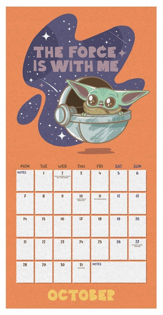 Купить Настенный органайзер-планировщик Star Wars The Mandalorian Grogu Calendar 2024: отзывы, фото, характеристики в интерне-магазине Aredi.ru