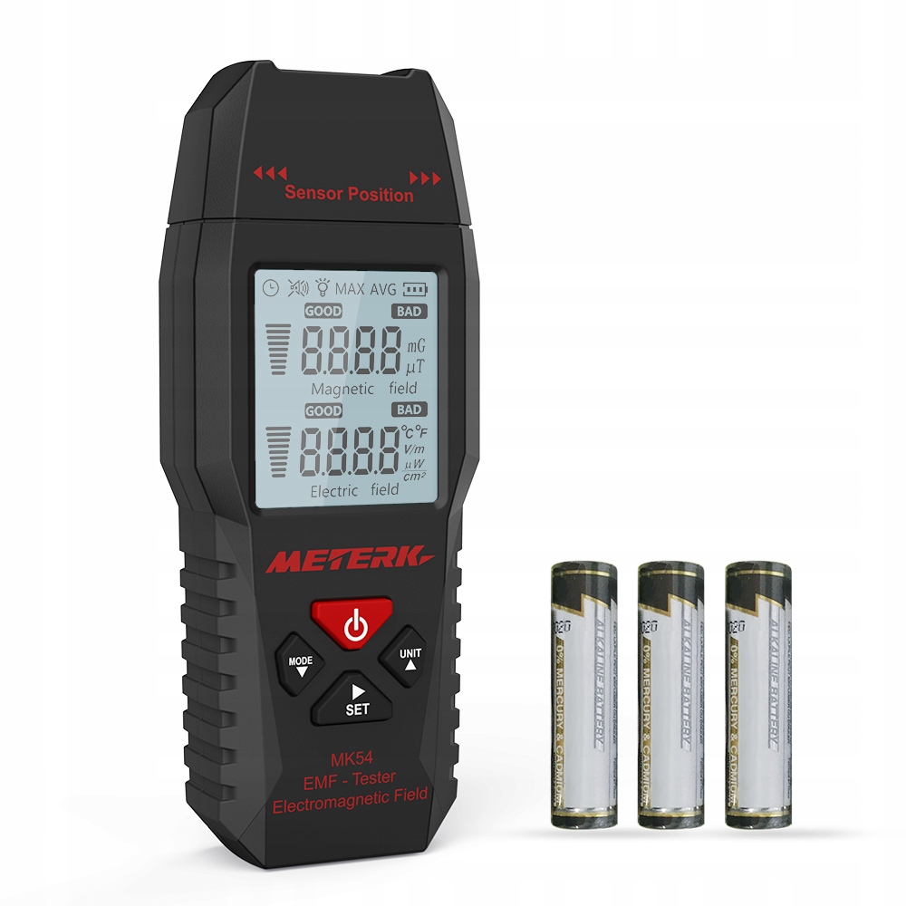 Meterk MK54 EMF Tester Ręczny Cyfrowy Detektor 9475597031 oficjalne