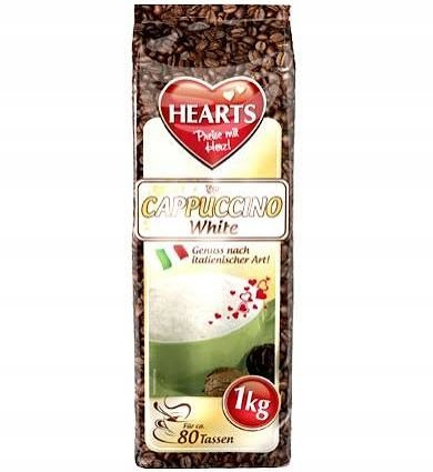 HEARTS Cappuccino White o smaku mlecznym 1kg