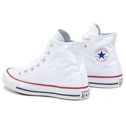 CONVERSE DAMSKIE BIAŁE TRAMPKI ZA KOSTKĘ 44