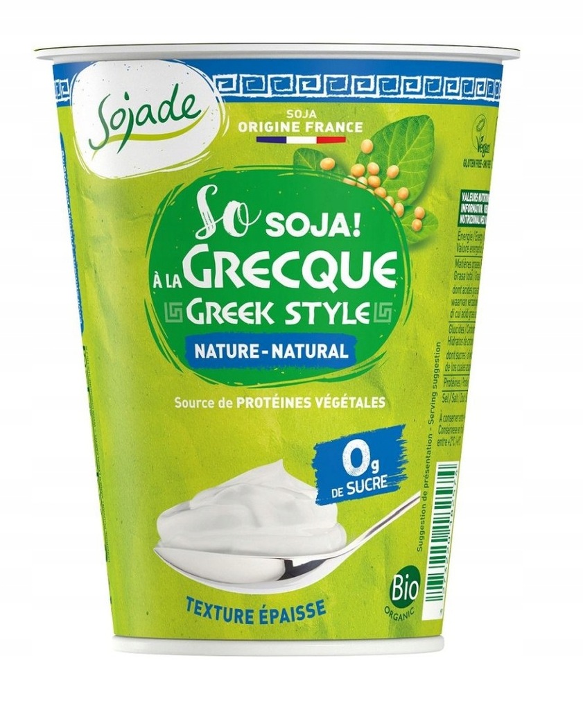 PRODUKT SOJOWY NATURALNY TYPU GRECKIEGO BEZGLUTENO