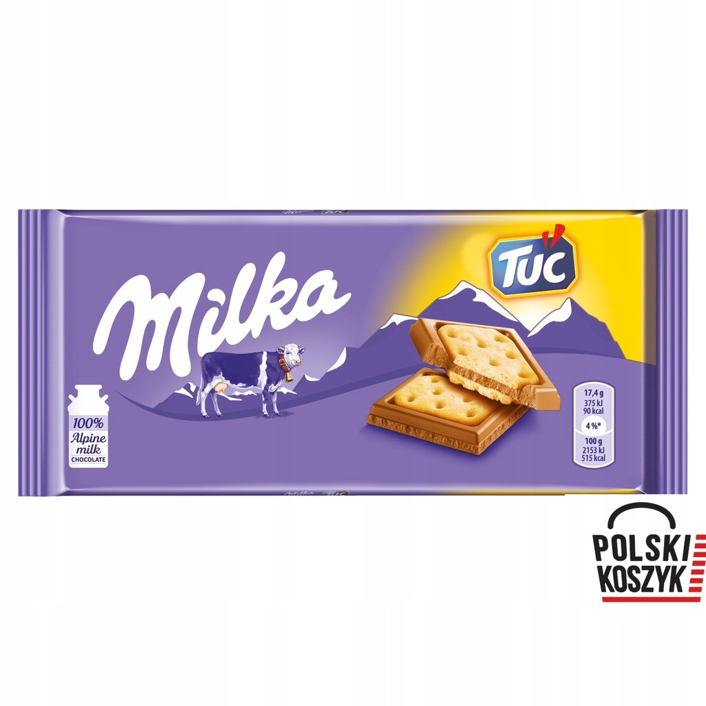 Milka Tuc Czekolada z solonymi krakersami 87 g