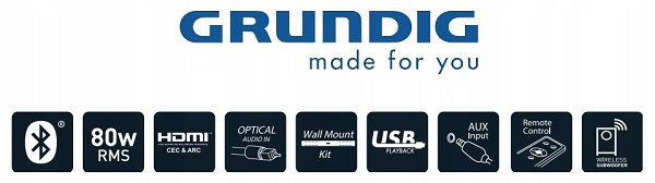 Купить Саундбар Сабвуфер Динамик Grundig DSB990 BT USB: отзывы, фото, характеристики в интерне-магазине Aredi.ru