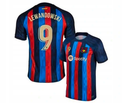 KOSZULKA BARCELONA LEWANDOWSKI RL9 2022/23 r. 98