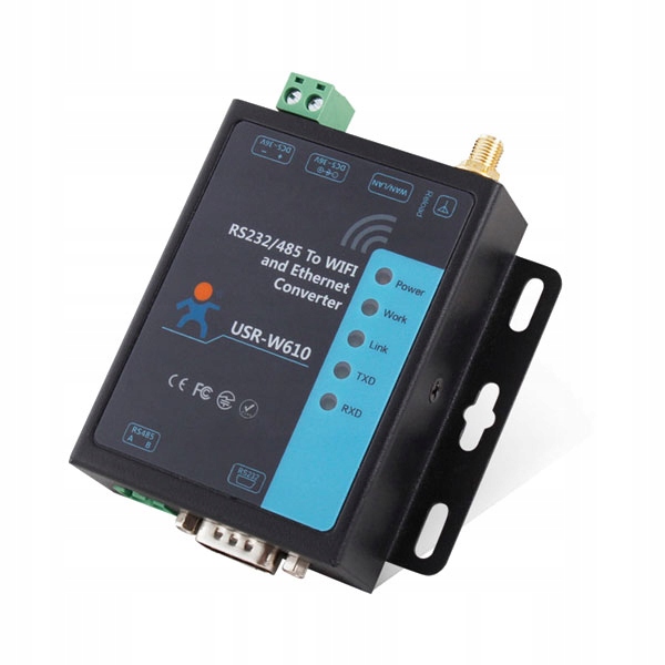 Konwerter RS232 RS485 na WiFi Ethernet USR-W610