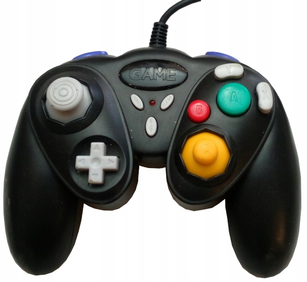 NINTENDO GAMECUBE PAD PRZEWODOWY GAME CZARNY