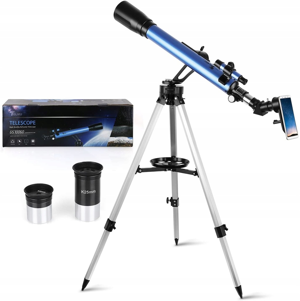 TELESKOP ASTRONOMICZNY TELMU +ADAPTER DO SMARTFONA