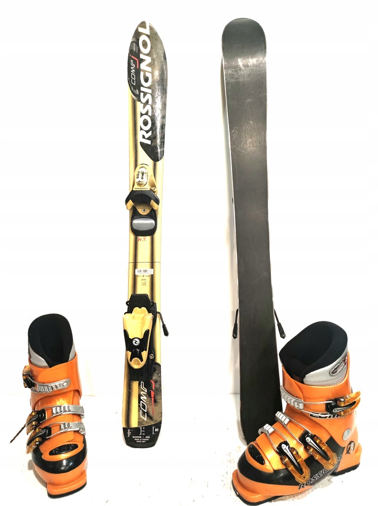 Narty ROSSIGNOL 90cm, buty ROSSIGNOL r20,0 cm(397)