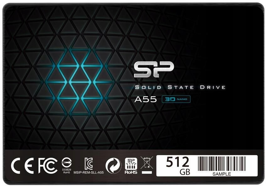 Dysk SSD Silicon Power A55 512GB 3DNAND 560/530