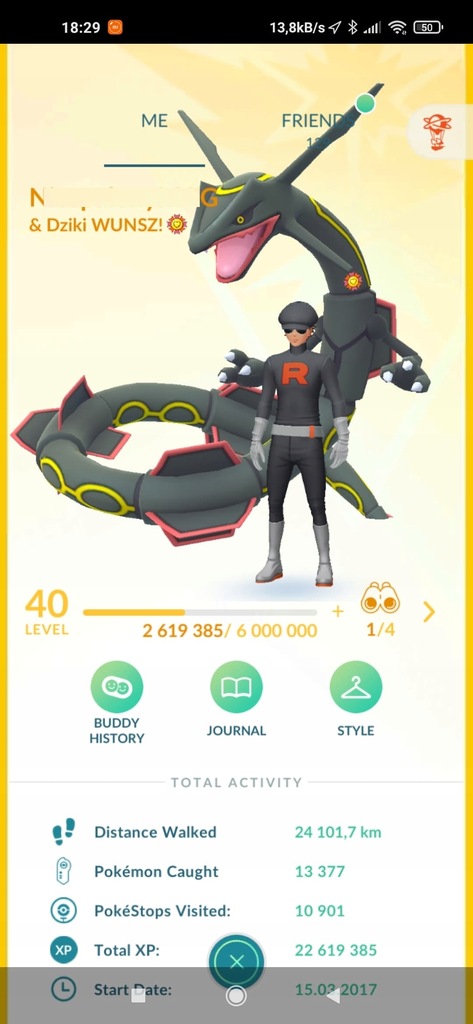 Pokemon Go Konto 40 Lvl Legacy Instinct Oficjalne Archiwum Allegro