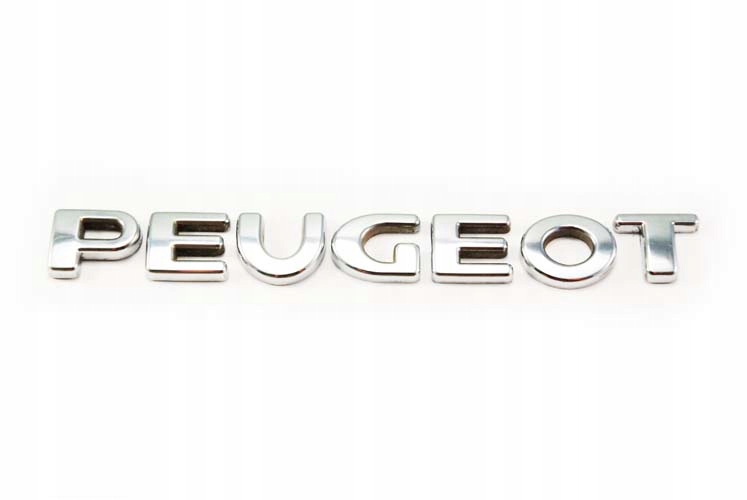 Znaczek klapy tył Peugeot 107 kompletny - oryginał