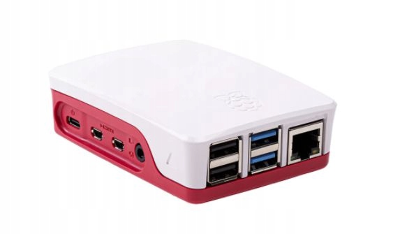 Raspberry Pi Pi Pi 4 Case Red White