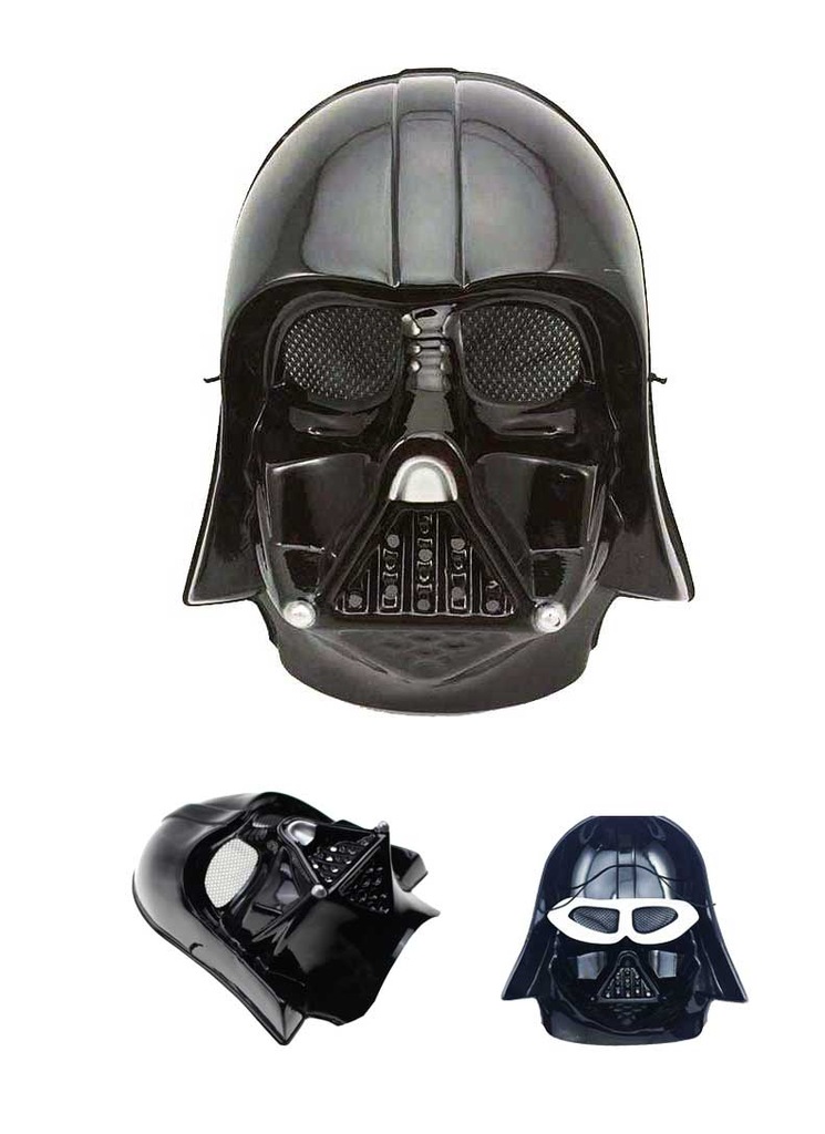 CZRANA MASKA LORD VADER STAR WARS