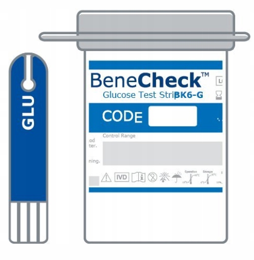 BENECHECK paski do pomiaru glukozy cukru we krwi