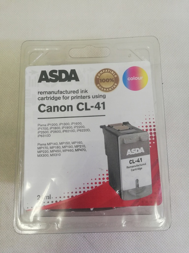 Tusz do Canon CL41 XL Pixma MP210 Nowy 24ML