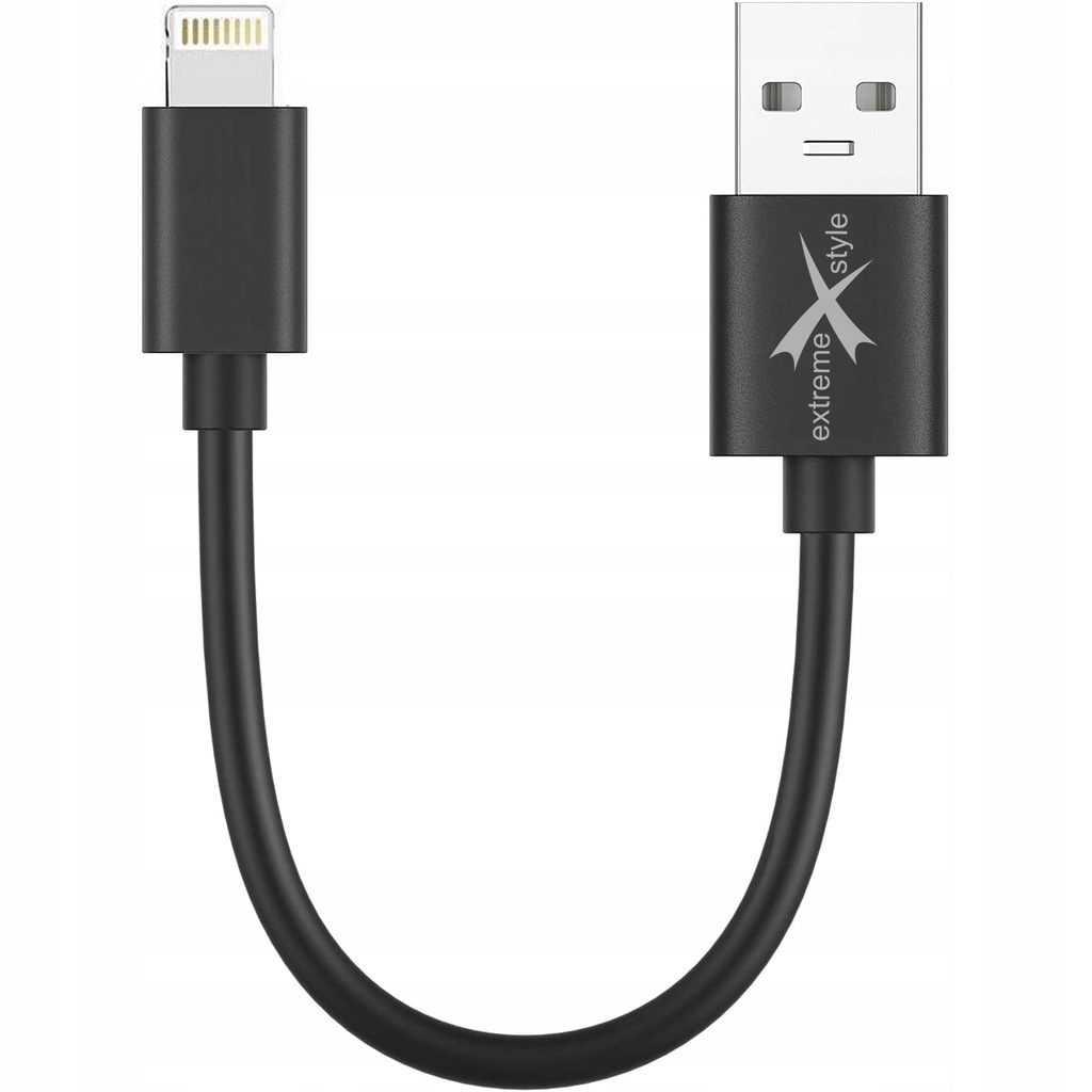 Krótki kabel USB – iPhone Lightning – do ładowarki