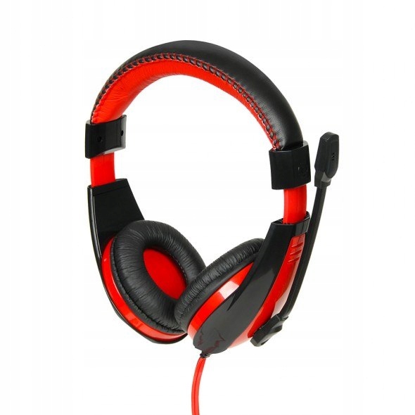 Słuchawki z mikrofonem IBOX SHPI1528MV (kolor czer