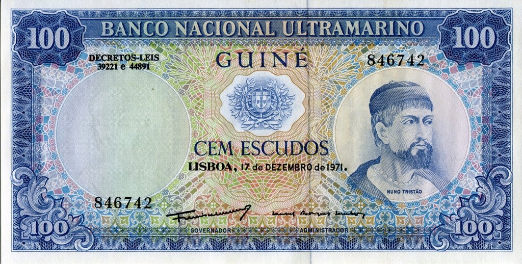 Gwinea Portugalska 100 escudos Statki 1971 P-45