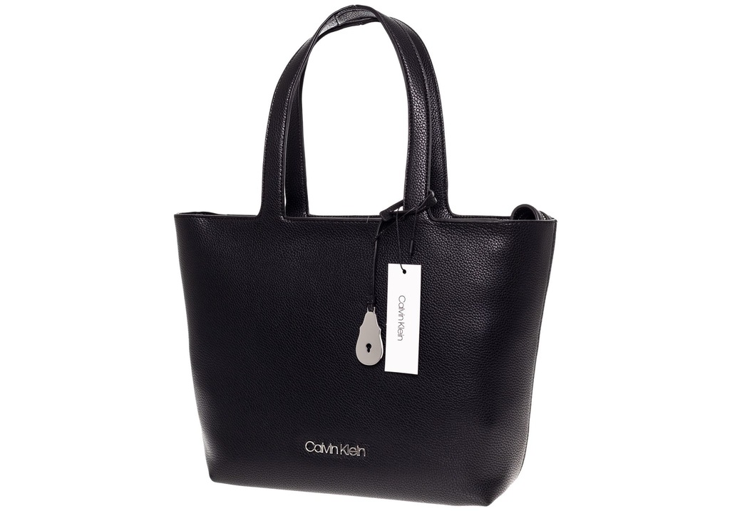 CALVIN KLEIN TOREBKA DAMSKA NEAT SHOPPER BLACK