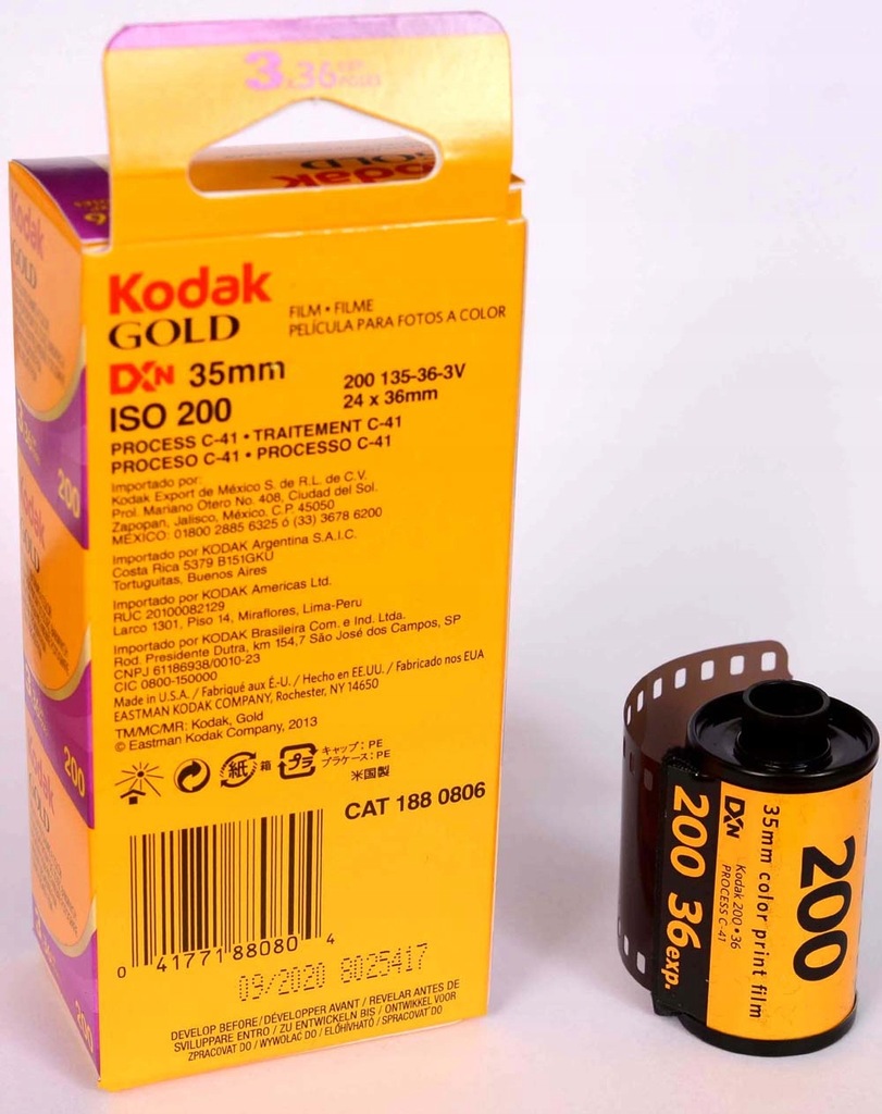 Купить Пленка Kodak GOLD 200/135/36 из тройки 06/2020: отзывы, фото и ...