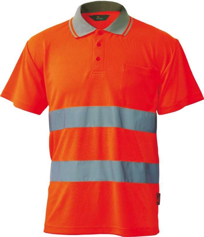Koszulka polo pomarańczowa Vizwell VWPS01-BO/XXXL
